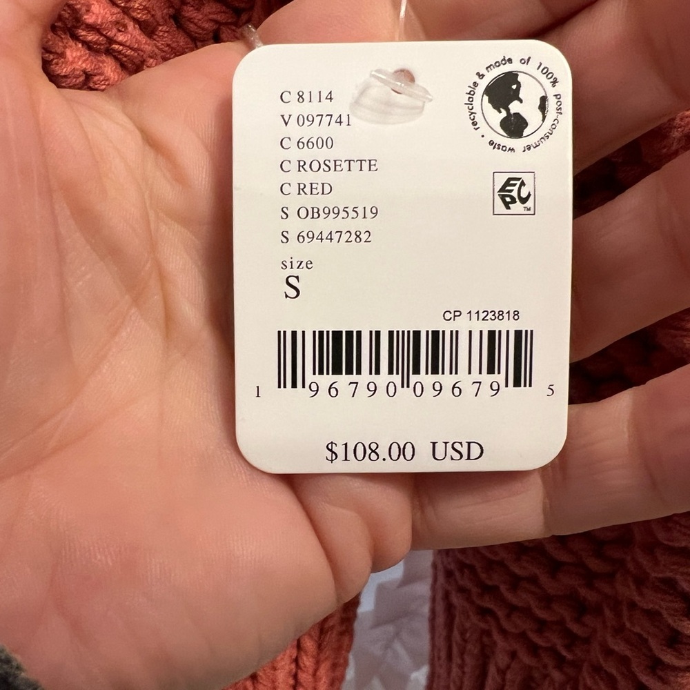Free People My Only Sunshine Sweater in Rosette NWT - Picture 13 of 13